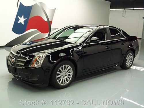 2011 cadillac cts 3.0 sedan leather bose blk on blk 31k texas direct auto