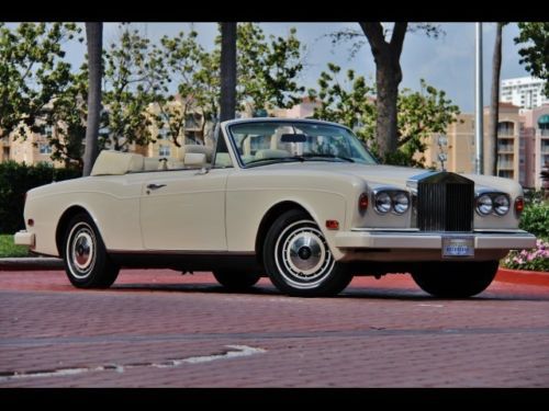 1990 rolls royce corniche iii magnolia only 37k showroom