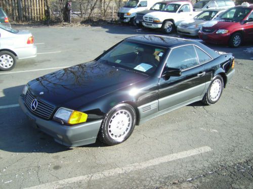 VERY CLEAN 1991 MERCEDES 500SL HARD TOP CONVERTABLE EXCELLENT SHAPE, image 4
