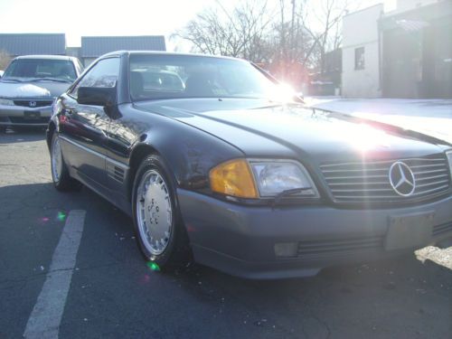 VERY CLEAN 1991 MERCEDES 500SL HARD TOP CONVERTABLE EXCELLENT SHAPE, image 6