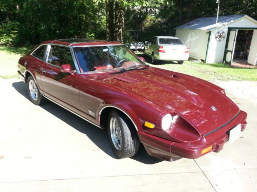 1982 datsun 280zx turbo, beautiful burgundy paint with restored interior.