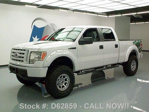 2011 ford f150 predator crew 4x4 5.0 lifted leather 22k texas direct auto