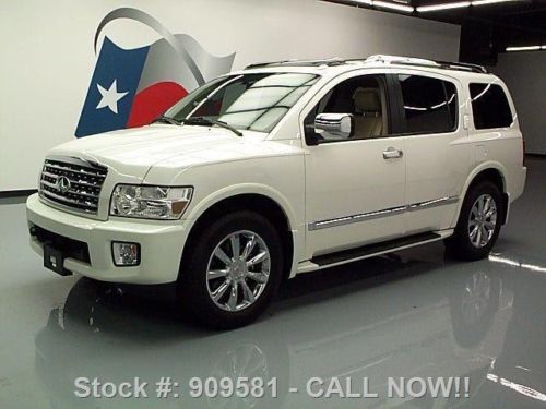 2010 infiniti qx56 sunroof nav dvd rear cam 20&#039;s 50k mi texas direct auto