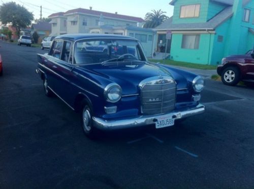 1964  mercedes benz 109 e  -- 4 door- standard