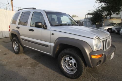 2002 jeep liberty sport 2wd  automatic 6 cylinder no reserve