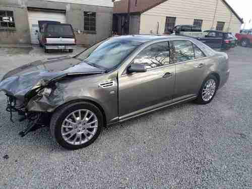2010 Cadillac STS 4, AWD, cadillac STS, STS, SEDAN, salvage, wrecked, damaged, image 3
