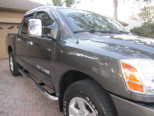 2005 NISSAN TITAN CREW CAB 4 DOOR 4X4 LEATHER POWER SEAT ALLOYS LOW MILES MINT!!, image 3