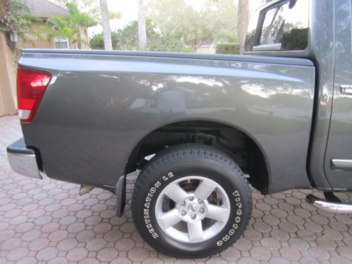 2005 NISSAN TITAN CREW CAB 4 DOOR 4X4 LEATHER POWER SEAT ALLOYS LOW MILES MINT!!, image 8