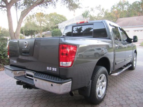 2005 NISSAN TITAN CREW CAB 4 DOOR 4X4 LEATHER POWER SEAT ALLOYS LOW MILES MINT!!, image 9