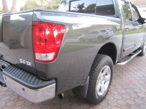 2005 NISSAN TITAN CREW CAB 4 DOOR 4X4 LEATHER POWER SEAT ALLOYS LOW MILES MINT!!, image 10