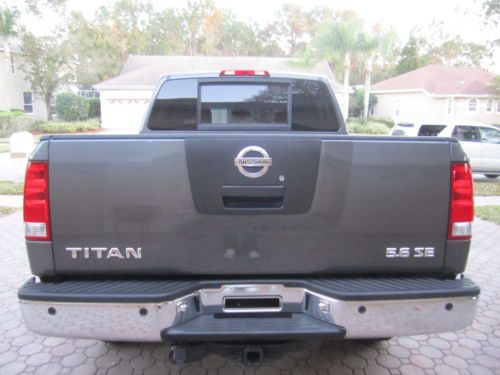 2005 NISSAN TITAN CREW CAB 4 DOOR 4X4 LEATHER POWER SEAT ALLOYS LOW MILES MINT!!, image 11