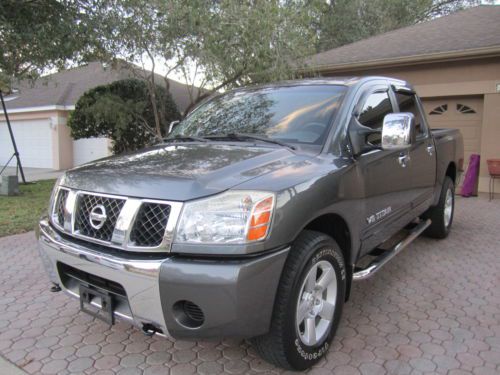 2005 NISSAN TITAN CREW CAB 4 DOOR 4X4 LEATHER POWER SEAT ALLOYS LOW MILES MINT!!, image 18