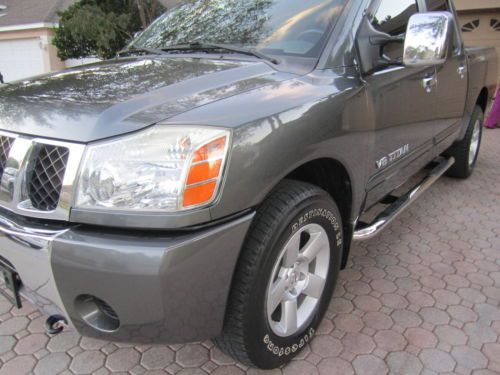 2005 NISSAN TITAN CREW CAB 4 DOOR 4X4 LEATHER POWER SEAT ALLOYS LOW MILES MINT!!, image 19