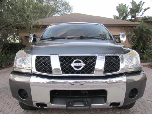 2005 NISSAN TITAN CREW CAB 4 DOOR 4X4 LEATHER POWER SEAT ALLOYS LOW MILES MINT!!, image 21