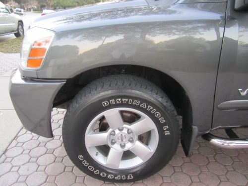 2005 NISSAN TITAN CREW CAB 4 DOOR 4X4 LEATHER POWER SEAT ALLOYS LOW MILES MINT!!, image 33