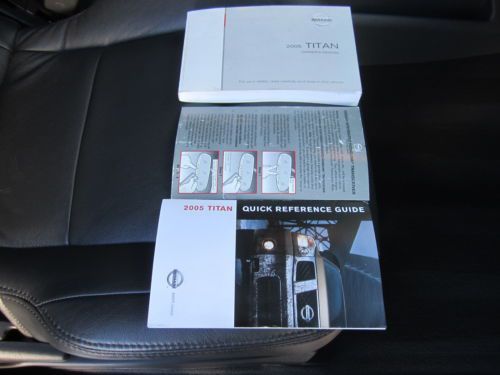 2005 NISSAN TITAN CREW CAB 4 DOOR 4X4 LEATHER POWER SEAT ALLOYS LOW MILES MINT!!, image 80