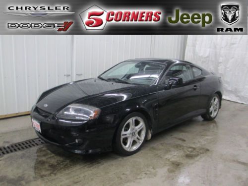 2006 black hyundai tiburon gs - 2 door, sunroof, 69k miles, sharp!