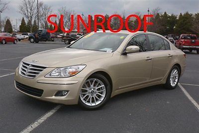 Hyundai genesis sedan low miles 4 dr automatic gasoline 3.8l v6 cyl en