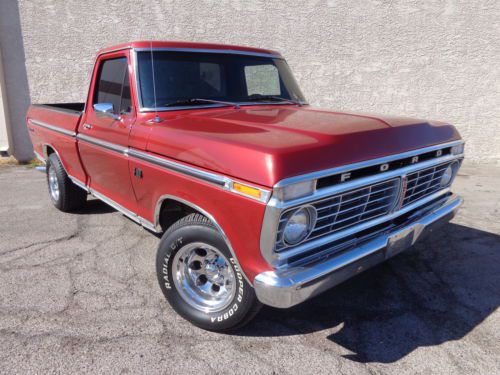 1976 ford f100 ranger xlt in las vegas - rust free shortbed