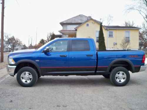 2011 dodge ram 2500 power wagon, hemi, 4x4, rare deep water blue color