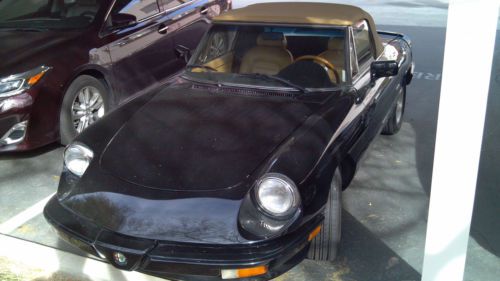 NO RESERVE !!!  ~~~ 1987 Alfa Romeo Spider Graduate Convertible 2-Door 2.0L ~~~, image 2
