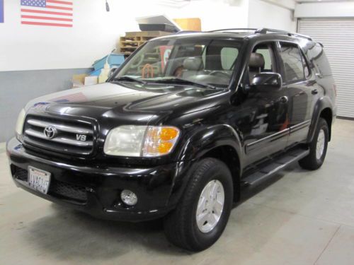 2002 toyota sequoia limited 4x4 fullt loaded v8 auto a/c sunroof &amp; lots more