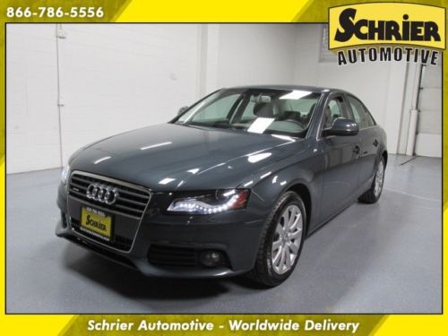 2009 audi a4 premium plus quattro gray 6 disc heated leather sunroof