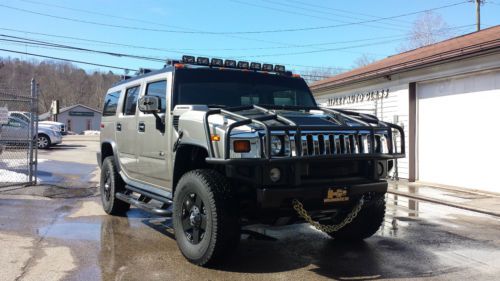 2003 hummer h2 custom wheels ladder leather