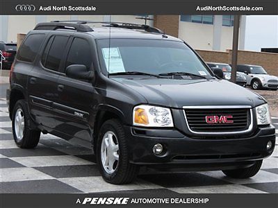 04 gmc envoy sle 2 wd cloth interior one owner clean car fax  3 row seats