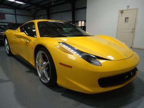 2010 ferrari italia coupe bluetooth air conditioning alarm system alloy wheels