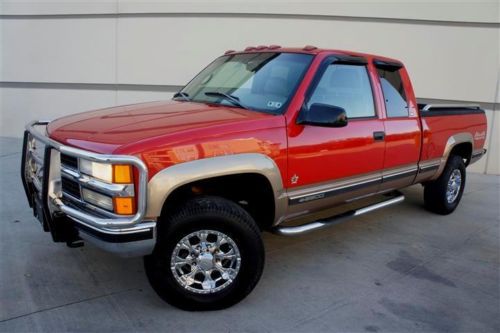 Diesel 1998 chevrolet 2500hd diesel 4x4 low miles ext cab chrome wheels must see