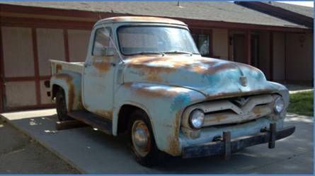 1955 ford f100 pick up truck short bed