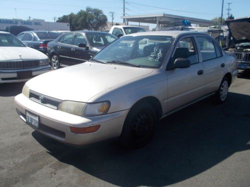 1995 toyota corolla, no reserve