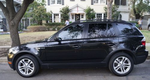 Black 2008 bmw x3 3.0si sport utility 4-door 3.0l with 89,000 miles