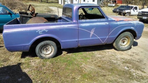 1971 chevrolet blazer 2wd chevy pickup rat rod custom truck chop top. chopped