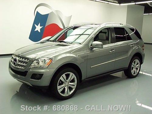 2011 mercedes-benz ml350 p1 sunroof nav 20&#034; wheels 41k texas direct auto