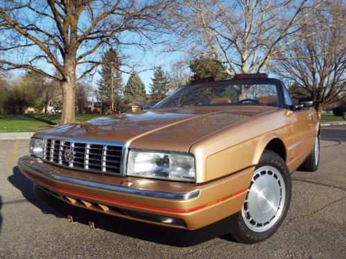 43k actual miles gorgeous rare survivor 1987 cadillac allante roadster nice !!