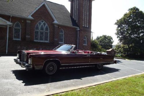 1977 lincoln continental convertible excellent condition fun and rare