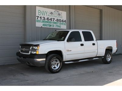 2004 chevy silverado 2500hd crew cab turbo diesel tan leather tow pack gooseneck