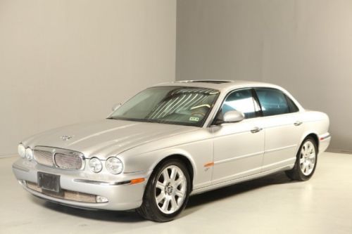 2005 jaguar xj8 l sunroof leather xenons pdc wood alloys prem sound clean !