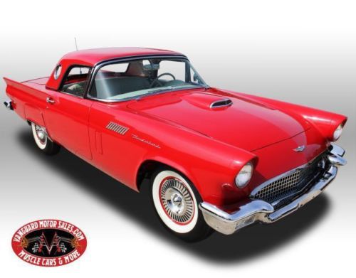 57 ford thunderbird rotisserie restored show winner hot