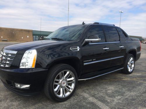 2011 cadillac escalade ext awd loaded 22&#034; platinum wheels, navigation, dvd