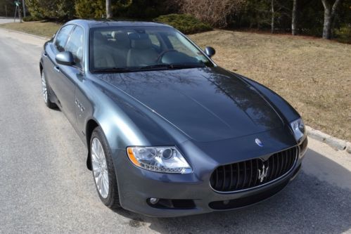 2009 maserati quattroporte with  4724 original miles.