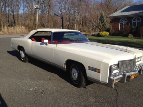 1976 cadillac eldorado base convertible 2-door 8.2l