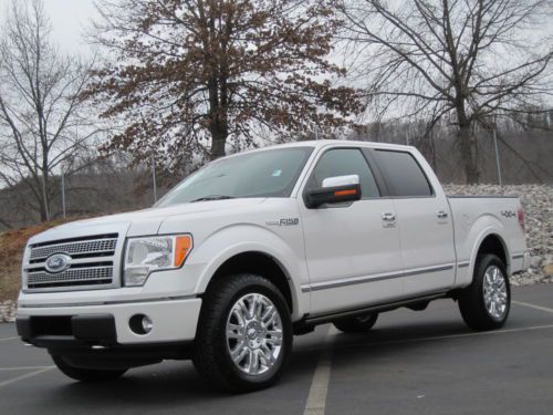 Ford f-150 2011 platinum edition 5.0 v8 crew cab 4wd short bed low reserve set