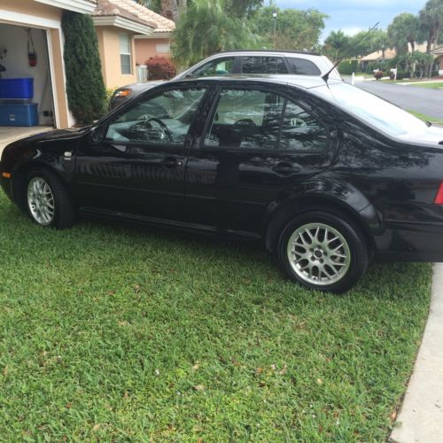 2003 volkswagen vw jetta wolfsburg edition 1.8 turbo 5-speed black w. spoiler