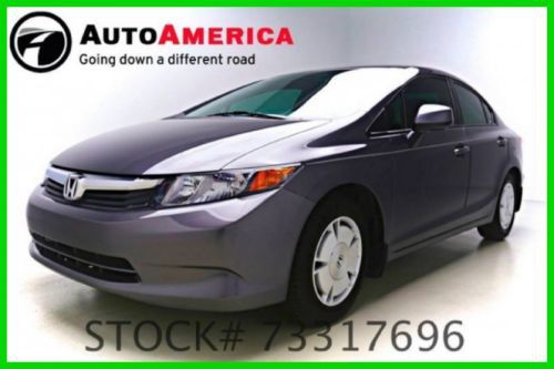 We finance! 33463 miles 2012 honda civic hf  1.8l i4 16v