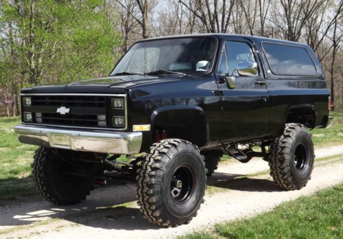 1984 chevrolet k5 blazer silverado 4x4 restored lifted 38s 350 sbc np203 no