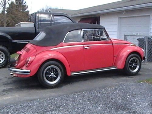 1972 volkswagen super beetle convertible