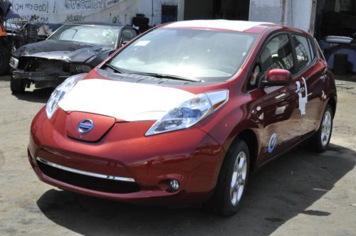 2012 nissan leaf sl hatchback 4-door -- el